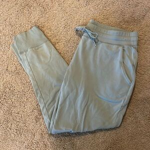 DAILY RITUAL sage green terry cotton jogger